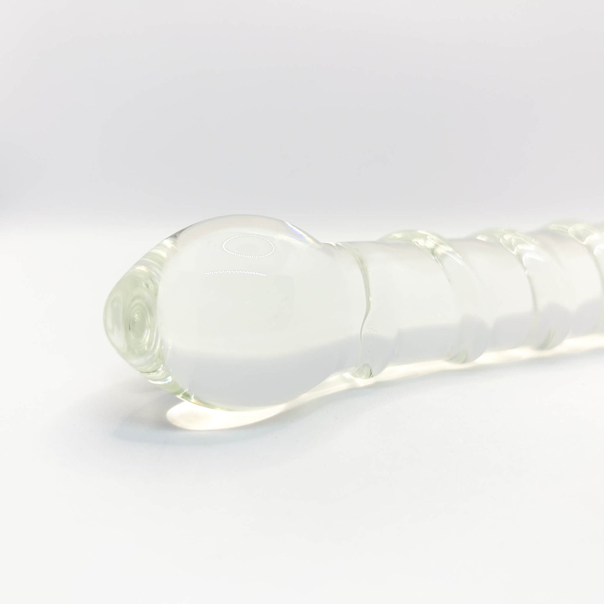 Crystal Clear Spiral Glass Dildo