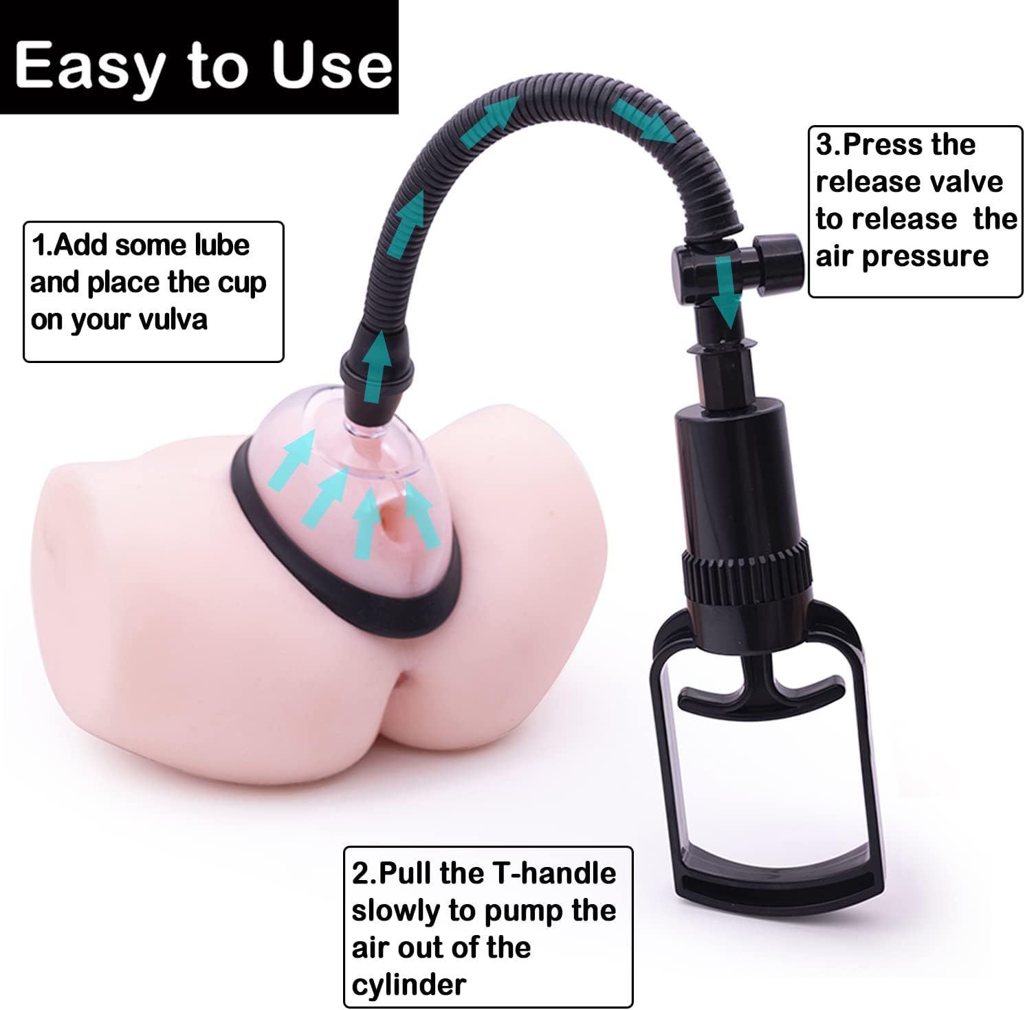 Trigger Handle Vacuum Pussy Pump | 4Play Essentials