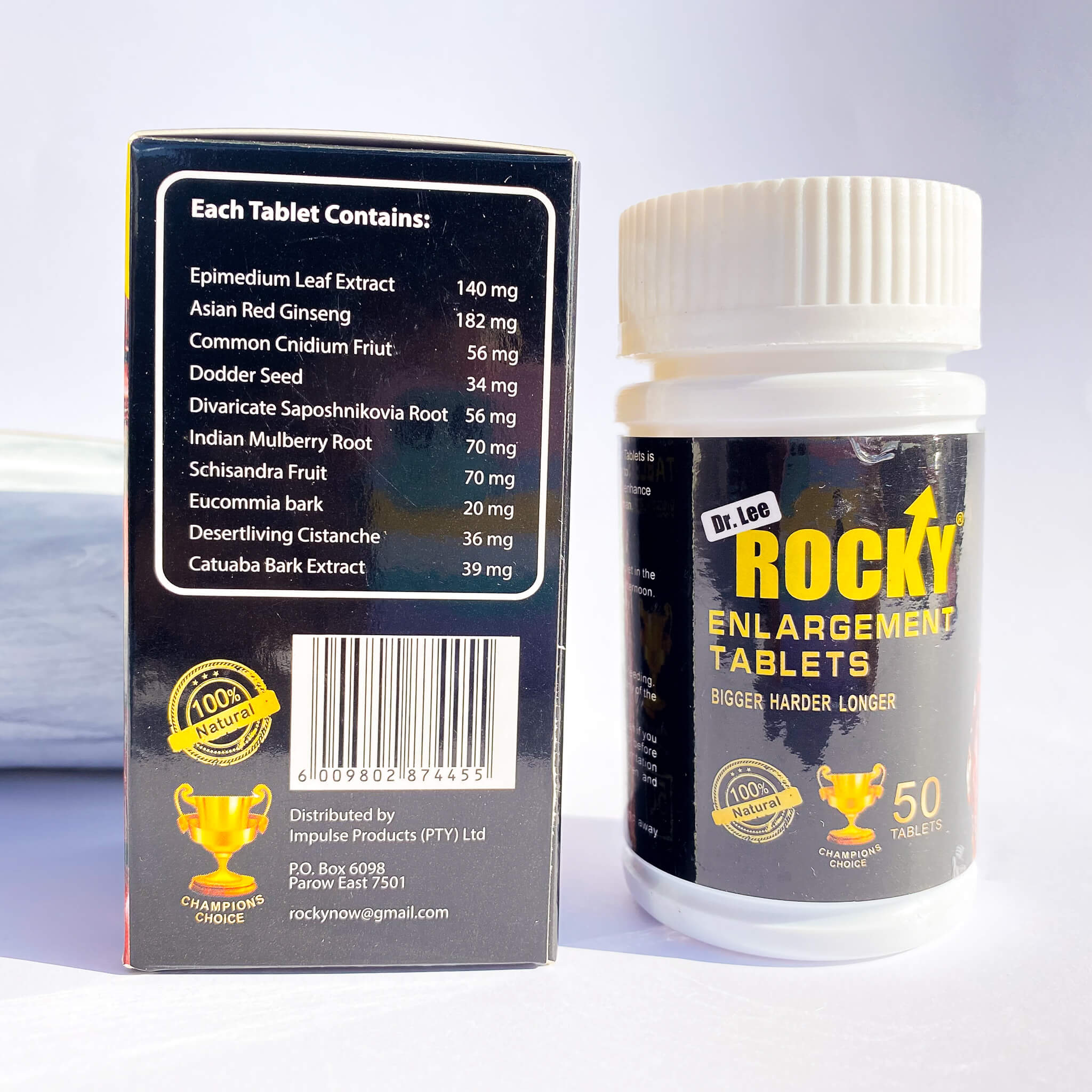 Dr Lee Rocky Penis Enlargement Tablets 50 s