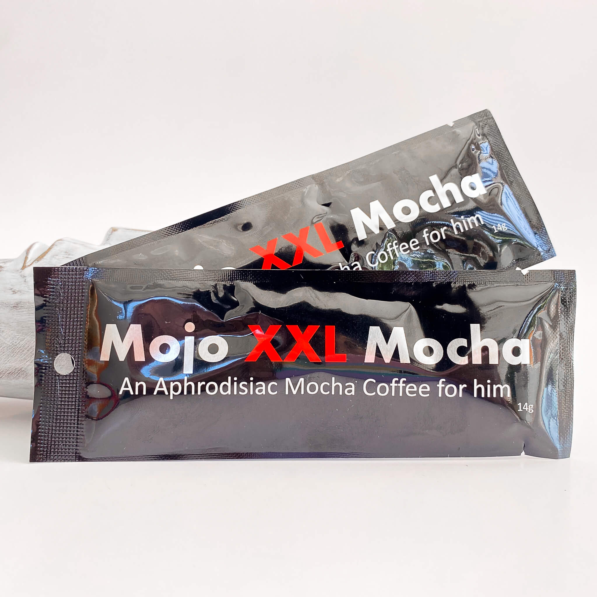 Mojo XXL Mocha Coffee Double Shot 2 Sachets 4Play Essentials